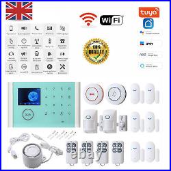 Home Security Alarm System Wireless WIFI GSM Tuya Smart Life APP Motion Sensor