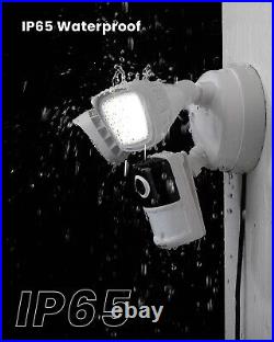 IeGeek 2K Outdoor WiFi FloodLight Security Camera Home CCTV System 2 Way Audio