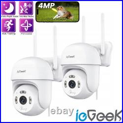 IeGeek 4MP WIFI Camera Outdoor HD PTZ Smart Home Security Auto-Tracking Camera