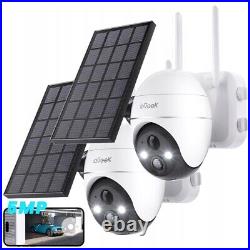 IeGeek 5MP Solar Security Camera Outdoor Wireless CCTV Smart Home 360° PTZ Cam