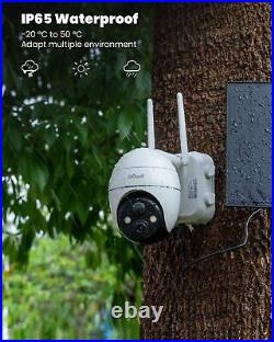 IeGeek Outdoor 360° PTZ Wireless Security Camera Home WiFi Battery CCTV IR Cam