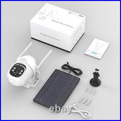 IeGeek Outdoor 4G LTE Solar Security Camera 2K 360° Home Battery CCTV System