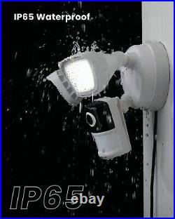 IeGeek Outdoor Security Floodlight Camera 2K Color Night Vision Home WiFi CCTV