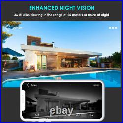 IeGeek Security Camera Outdoor Wireless WIFI 1080P IR HD CCTV Smart Home IP CAM