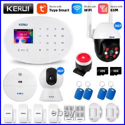 KERUI TUYA APP GSM WiFi SMS RFID Home Security Alarm System Burglar Smart Camera