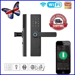 Multiple Smart Door Fingerprint Lock Home Security Lock APP+Card+Password+Key