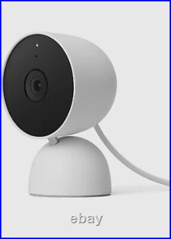 New Google Nest Cam Indoor, Wired, Smart Home Security Camera Snow CCTV