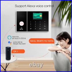 PGST Smart Life Alarm System for Home WIFI GSM Security Alarm Host with Door and