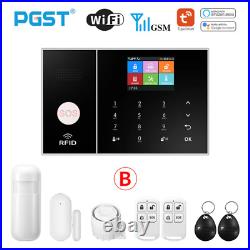 PGST Smart Life Alarm System for Home WIFI GSM Security Alarm Host with Door and