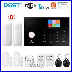 PGST Smart Life Alarm System for Home WIFI GSM Security Alarm Host with Door and