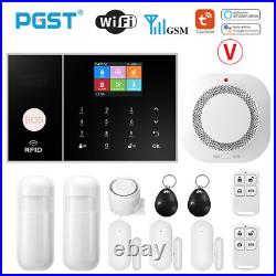 PGST Smart Life Alarm System for Home WIFI GSM Security Alarm Host with Door and