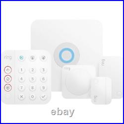 Ring Westcoast B08L5TWL9D Smart Home Security Camera 5 Piece Alarm Kit White