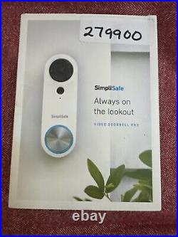 SimpliSafe SSDB3 Pro Smart Home Security Wi-Fi Video Doorbell Wireless