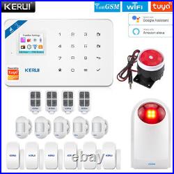 Smart Alarm System Home WIFI GSM Burglar Motion Sensor Durable Tuya App Security