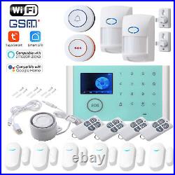 Smart Alarm System Home WIFI GSM Burglar Motion Sensor Durable Tuya App Security