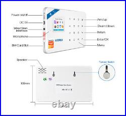 Smart Alarm System Home WIFI GSM Burglar Motion Sensor Durable Tuya App Security