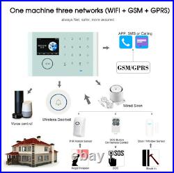 Smart Alarm System Home WIFI GSM Burglar Motion Sensor Durable Tuya App Security