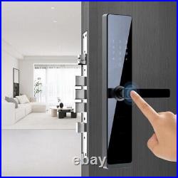 Smart Bluetooth Fingerprint Door Handle 7 Ways To Unlock