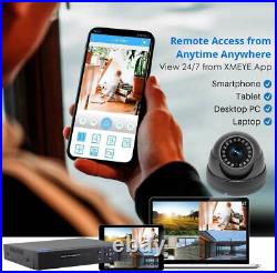 Smart CCTV Camera System HD Video DVR Recorder 4 Outdoor Security Cams Home UK