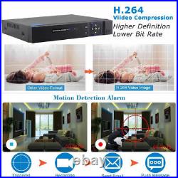 Smart CCTV Camera System HD Video DVR Recorder 4 Outdoor Security Cams Home UK