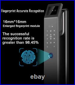 Smart Door Lock 3D Face Recognition Camera FingerPrint Password Security Lock