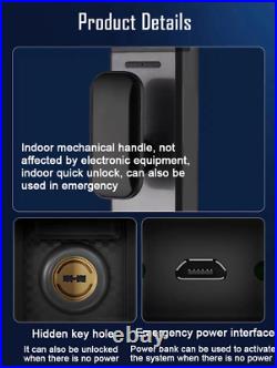 Smart Door Lock 3D Face Recognition Camera FingerPrint Password Security Lock