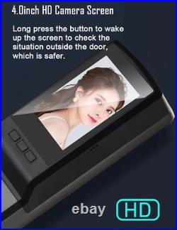 Smart Door Lock 3D Face Recognition Camera FingerPrint Password Security Lock