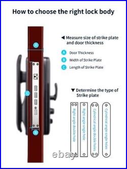 Smart Door Lock 3D Face Recognition Camera FingerPrint Password Security Lock