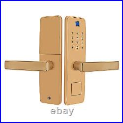 Smart Door Lock Fingerprint Password IC Card Lock Anti-Theft Home Security