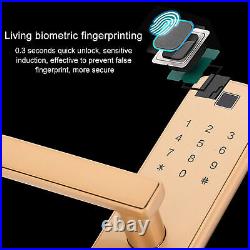 Smart Door Lock Fingerprint Password IC Card Lock Anti-Theft Home Security