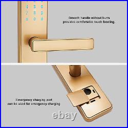 Smart Door Lock Fingerprint Password IC Card Lock Anti-Theft Home Security