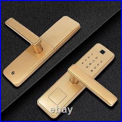 Smart Door Lock Fingerprint Password IC Card Lock Anti-Theft Home Security