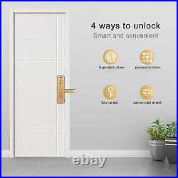 Smart Door Lock Fingerprint Password IC Card Lock Anti-Theft Home Security