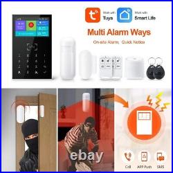 Smart Home Tuya WiFi+GSM 4G Wireless Security Alarm Burglar System+Amazon Alexa