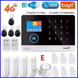 Smart Home Tuya WiFi+GSM 4G Wireless Security Alarm Burglar System Mobile Nvr