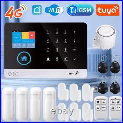 Smart Home Tuya WiFi+GSM 4G Wireless Security Alarm Burglar System Mobile Nvr