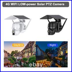 Smart IP Camera WIFI Outdoor CCTV 1080P HD PTZ Home Security IR Recorder Solar