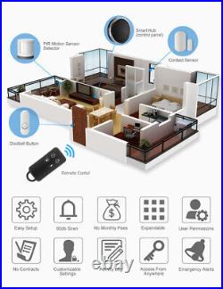 Smart Tuya WiFi Cloud Diamond Home Security Alarm System works w Alexa/Google