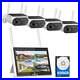 Solar Security Cameras Wireless Outdoor 4MP Home Security System Forever Power