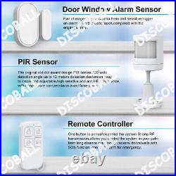 Solar Wireless Security GSM WiFi Smart Home Intruder Burglar Fire Alarm System