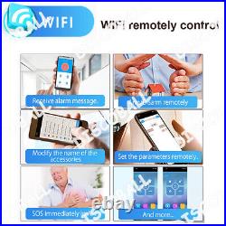 Solar Wireless Security GSM WiFi Smart Home Intruder Burglar Fire Alarm System