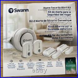 Swann SWIFI-ALARMKITA Smart Home Security Camera 5 Piece Alarm Kit Icy White