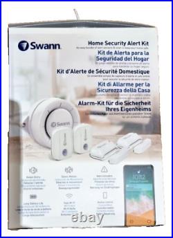 Swann Smart Home 5-piece Security Alert Kit 2x Window Door Sensor, 2x Motion