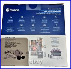 Swann Smart Home 5-piece Security Alert Kit 2x Window Door Sensor, 2x Motion