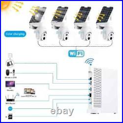 TOGUARD 10CH 4MP CCTV NVR IR Night Vision Home Security Camera System Wifi Solar