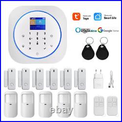 TUYA Wireless WIFI&GSM Alarm System Home Security Burglar Smart Camera for Alexa