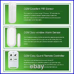 UK Wireless Security Full Touch Screen GSM WiFi Smart Home Burglar Alarm System