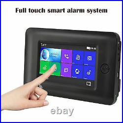 UK Wireless Security Full Touch Screen GSM WiFi Smart Home Burglar Alarm System