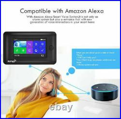 Wifi Security 3G GSM Smart Home Burglar Alarm Full Touch System for Google Alexa