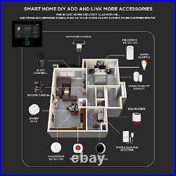 Wireless 21 Piece Home Security Alarm 4G WiFi Smart Burglar Intruder Fire System